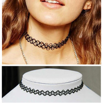 Vintage Tattoo Choker Necklace
