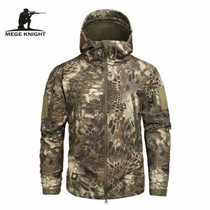 Mege Brand Clothing Autumn Men's Military Camouflage Fleece Jacket Army Tactical Clothing  Multicam