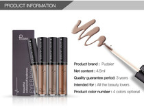Eyebrow Enhancers Brush Kits Waterproof Henna Eyebrow Gel Black Brown Pigments