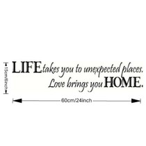 Love Brings You Home wall Quote wall decal decorative vinyl wall stickers Home Art Decoration 8081