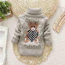 BibiCola  baby sweaters for girls boys kids autumn winter warm cartoon clothing children pullovers