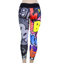 Women's Print Workout Leggings Fitness Sports Gym Running Yoga Athletic Pants