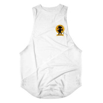 Dragon Warrior Cross Seam Tank White
