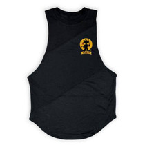 Dragon Warrior Cross Seam Tank Black