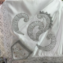 Orisha Shawls- Panuelos de orishas, Orisha Shawl-pañuelo de santo: Obatala Shawl-pañuelo de Obatala