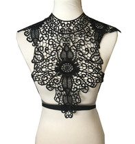 Bold Black Lace Cage Harness Top Gothic Lingerie