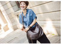 Handbags women brand genuine leather tassel fashion shoulder luxury crossbody bags