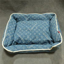 LV supreme dog blue bed-408#