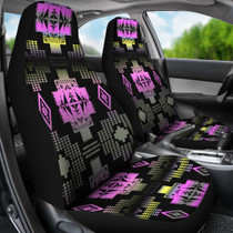 Pink Frost Set of 2 Car Seat Covers
