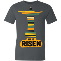 He is Risen 3001U Unisex Made in the USA Jersey Short-Sleeve T-Shirt