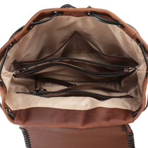 Lady Conceal Allie Leather Concealed Carry Backpack