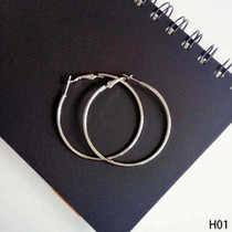 Super Big Circle Hoop Earrings