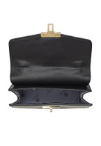 Owl Eyes Gold Detail Lock Girlie Type Cross Body Shoulder Bag