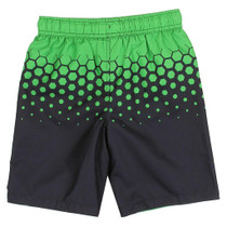 Minecraft Little/Big Boys' Green Creeper Board Short Swim Trunk Swimwear - Black/Green - Sizes 4, 5/6 and 7