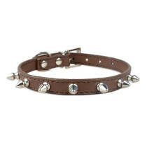 Leather Spiked Studded Collar