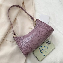 DAISY Alligator Design Leather Handbag