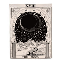 The Moon Tarot Card  Tapestry