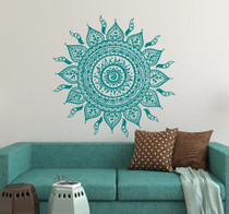 Mandala Louts Flower Wall Art Wall Decal Sticker