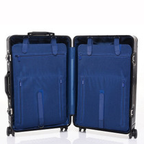High level 100% Aluminum-magnesium alloy 20/24/26/29 inch rolling luggage business travel suitcase aluminum spinner trolley bag