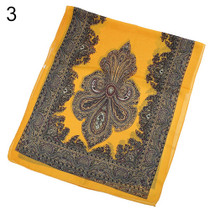 Women's Vintage Ethnic Style Long Soft Scarf Chiffon Wrap Shawl Stole Scarves