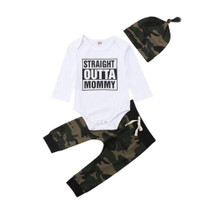 Camo Straight Outta Mommy Baby Outfit