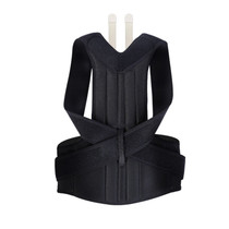 Adjustable Black Back Posture Corrector Shoulder Lumbar Spine Brace