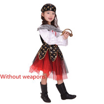 Kids Pirate Costume Cosplay Set Halloween