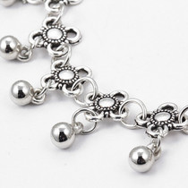 Women Bohemian Silver Colored  Dangling Anklet