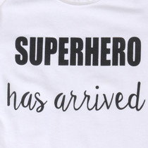 Superhero Has Arrived Baby Outfit
