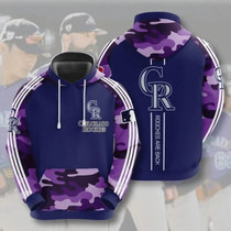 Colorado Rockies Casual Camouflage Hoodie