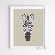 Animal Set Canvas Art Print Painting Poster, Giraffe, Zebra, cheetah Wall Pictures for Home Decoration, Home Decor FA384-1