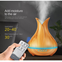 400ml Ultrasonic Air Humidifier Aroma Essential Oil Diffuser