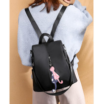 2019 NEW Women's Anti-theft backpack fashion simple solid color School bag Oxford cloth shoulder bag