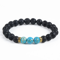Natural Stone Bracelet Lava Rock Yoga Buddha Zen