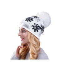 Beanie Hat Beanie Cap Winter Beanies Women Hats Warm Knitted Caps with Hairball