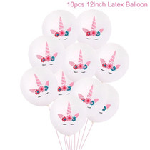 15Pc Latex Confetti Balloon Mermaid Balloon Unicorn Baloon  birthday party Decor Kids Mermaid  Ballon decor Birthday baloes