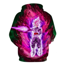 Dragon Ball Z Goku Super Saiyan Black Rose Hoodie