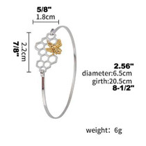 Honeycomb Bee Bracelet