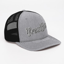 TroutBus Logo - Black and White Trucker Cap