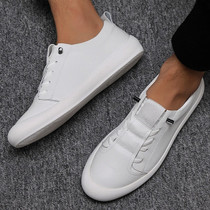 Genuine Leather Shoes Men Sneakers Casual Male Footwear Fashion Brand White Shoes Mens Cow Leather White Sneakers KA1697