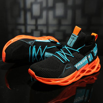 SENTA Breathable Men Running Shoes Shock Absorption Cushion Lightweight Comfortable Footwear Outdoor Sports Sneakers Multicolor