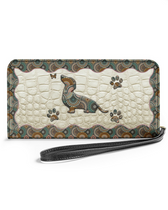 Dachshund Womens Mandala Pattern 3D Printed Women Wallet Purse