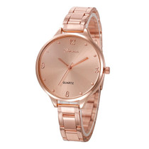 Crystal Stainless Steel Analog Quartz Wrist Watch