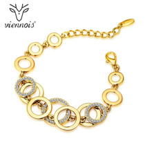 Rose Gold Circles Bracelet & Bangles
