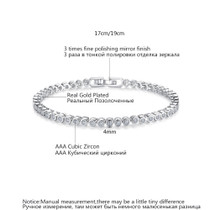 Luxury Round Clear CZ Tennis Bracelets & Bangles