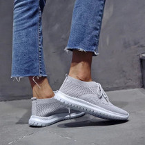 Breathable Mesh Flat Shoes Slip On Running Sneakers