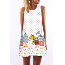 Floral Print Boho  Casual Beach Sundress