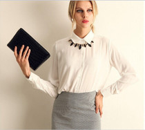 5 Colors Work Wear Women Shirt Chiffon Blusas Femininas Tops Elegant Ladies Formal Office Blouse Plus Size XXL