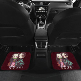 Kimetsu No Yaiba Car Floor Mats Nezuko Kamado & Tanjiro Kamado