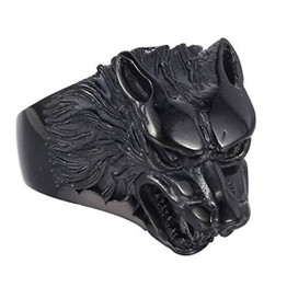 Fenrir's Growl™ - Viking Steel Wolf Ring